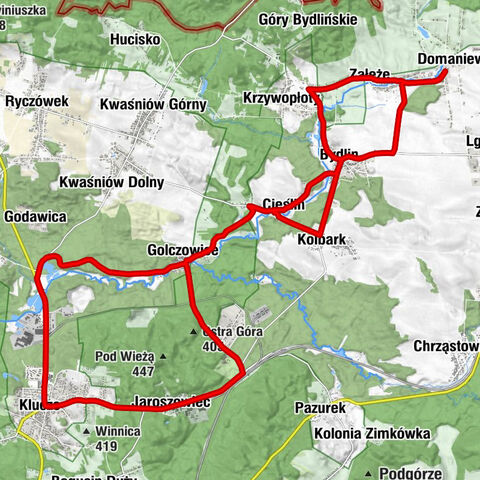 Domaniewice - Kościół pw. Świętej Małgorzaty w Bydlinie - Kaplica pw. Matki Bożej Częstochowskiej - Kościół pw. Świętego Stanisława Biskupa Męczennika
