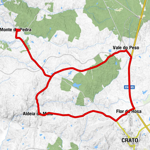 Monte da Pedra - Bairro de Santo António - Aldeia da Mata - Flor da Rosa