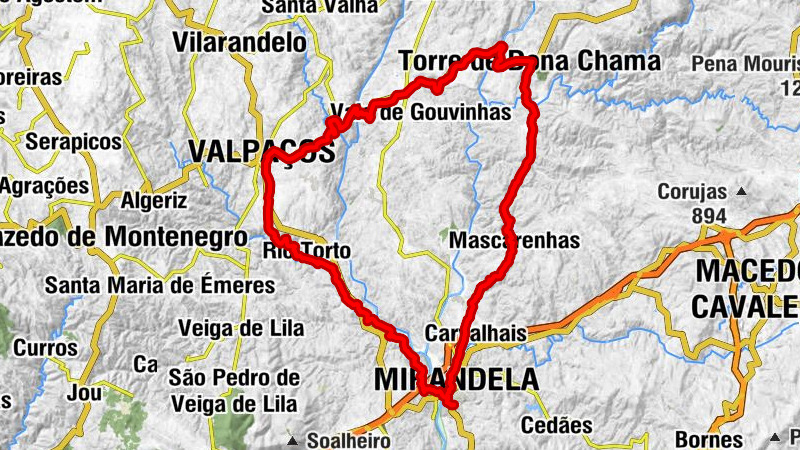 Mirandela - Senhor dos Aflitos - Torre de Dona Chama - Valpaços