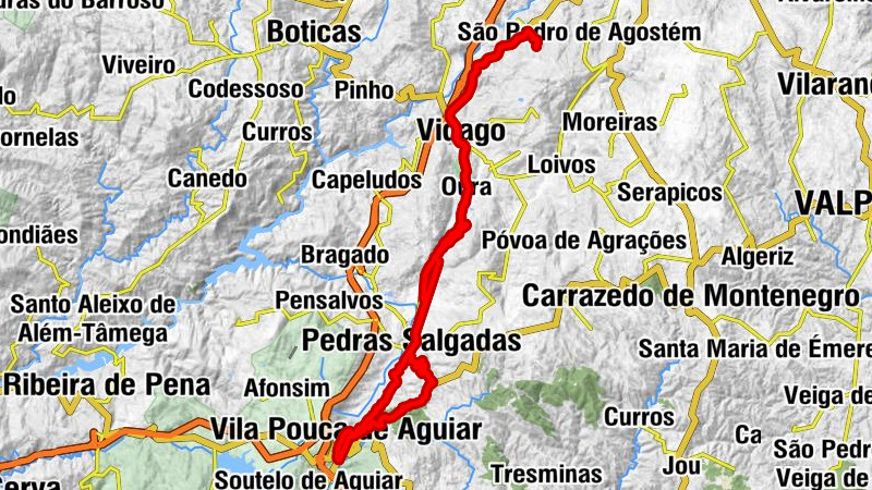Vilela do Tâmega - Vidago - A Camponesa - Pedras Salgadas