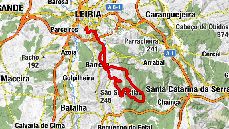 Leiria - Quinta do Africano - Capela de Nossa Senhora do Monte - Capela de Nossa Senhora de Lurdes (Fontes)