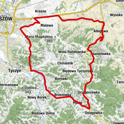 Jawornik - Kościół pw. Narodzenia Najświętszej Maryi Panny - Kościół pw. Matki Bożej Różańcowej - Dół