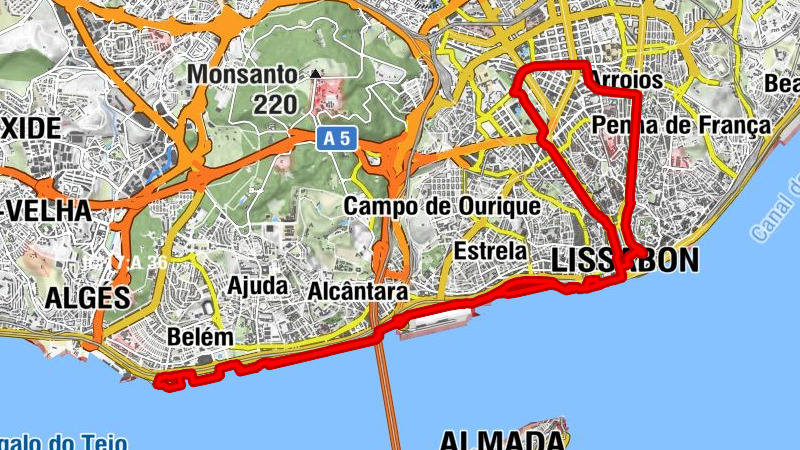 Anjos - Igreja de Nossa Senhora da Oliveira - Igreja da Madalena - Igreja de Santo António de Lisboa