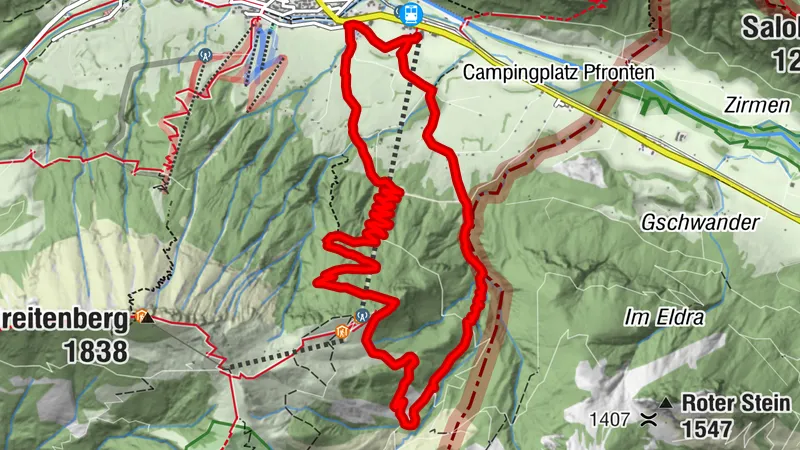 Trailrunning: Reichenbachklamm & Breitenberg
