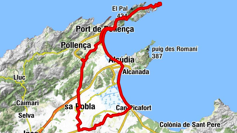 sa Pobla - el Fumat - La Roca Blanca - Muro
