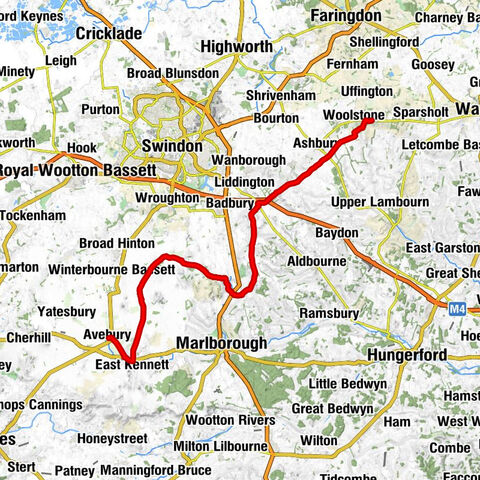 Avebury - Barbury Hill - Liddington Hill - Dragon Hill