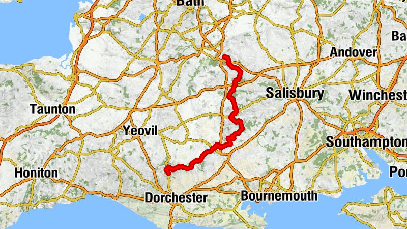 Cerne Abbas - Bulbarrow Hill - Win Green - Warminster
