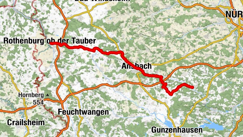 Rothenburg ob der Tauber - St. Margaretha - St. Gumbertus - Windsbach