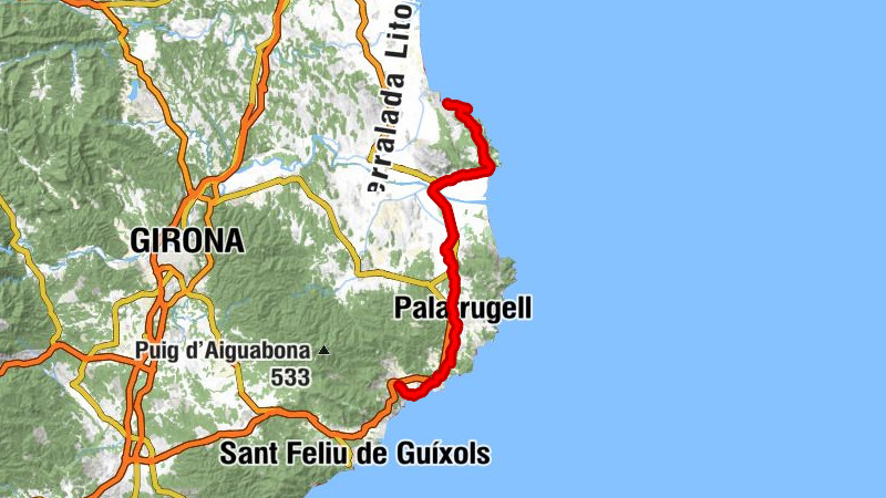l'Escala - Triton - Puig Ventós - Calonge