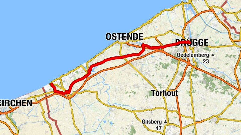 De Panne - Sint-Walburgakerk - Sint-Niklaaskerk - Brugge