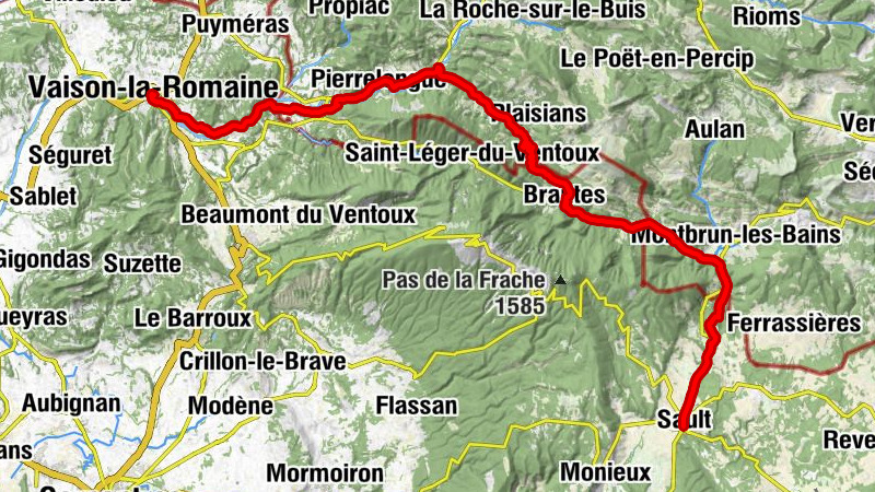 Vaison-la-Romaine - Église Sainte-Madeleine - Église Saint-Aurèle - Sault