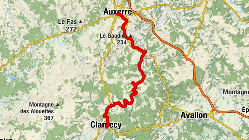 Clamecy - Église Saint-Martin - Église Saint-Étienne - Centre-Ville