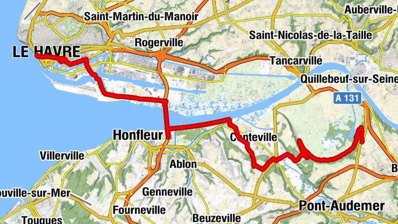 Auberge de la Grand Mare - Église Saint-Martin - Église Saint-Mélain - Porte Océane