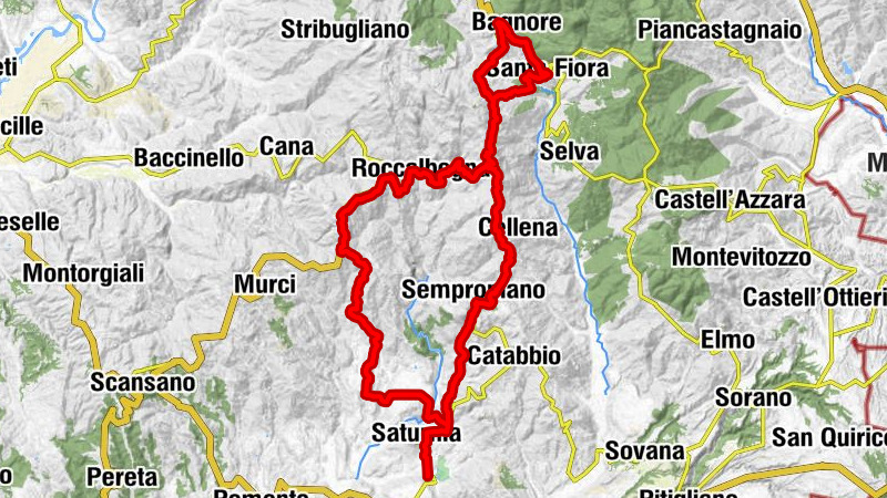 Santa Fiora - Chiesa dei Santi Pietro e Paolo - Chiesa della Madonna delle Grazie - Chiesa della Madonna della Neve