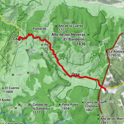 Refugio El Collado - Ermita de la Soledad - Orea - Checa