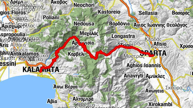 Καλαμάτα - Ιερά Μονή Γέννησης Θεοτόκου - Άγιος Σώζων - Σπάρτη