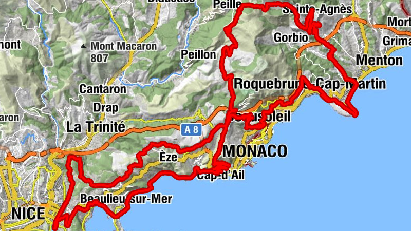 Nice - Mont Fourche - Chapelle Saint-Pancrace - Mont des Mules