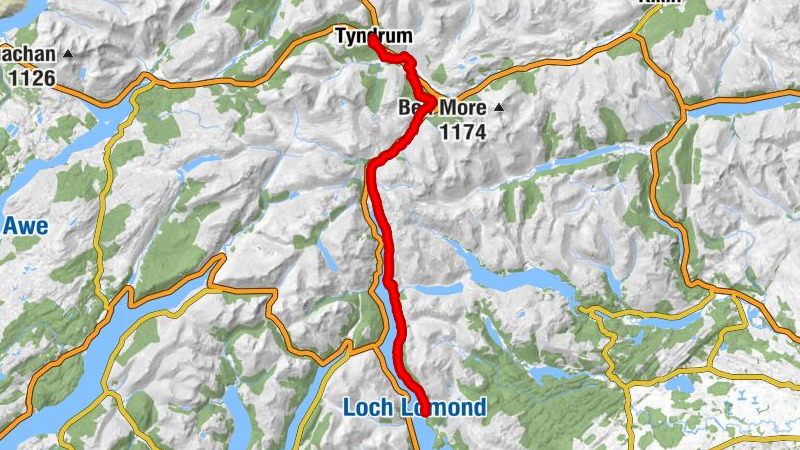 Rowardennan - Inversnaid - Doune Byre - Tyndrum