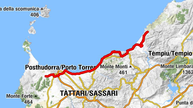 Posthudorra/Porto Torres - Chiesetta di Balai Lontano - Paduledda