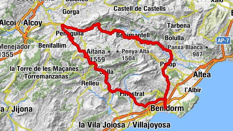 Benidorm - Parròquia de Benasau - Port de Confrides