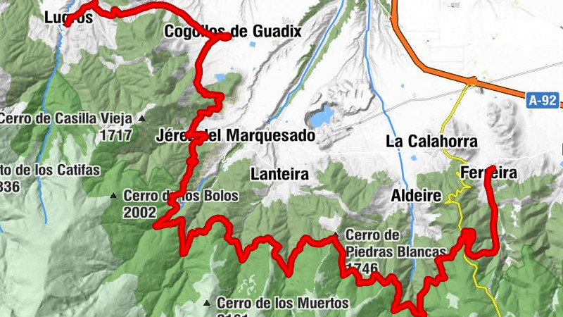 Lugros - Collado del Tomillo - Ermita de la Virgen de la Cabeza - El Hogar de Ferreira