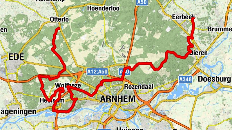 Otterlo - Noordberg - Zilverberg - Rozendaal