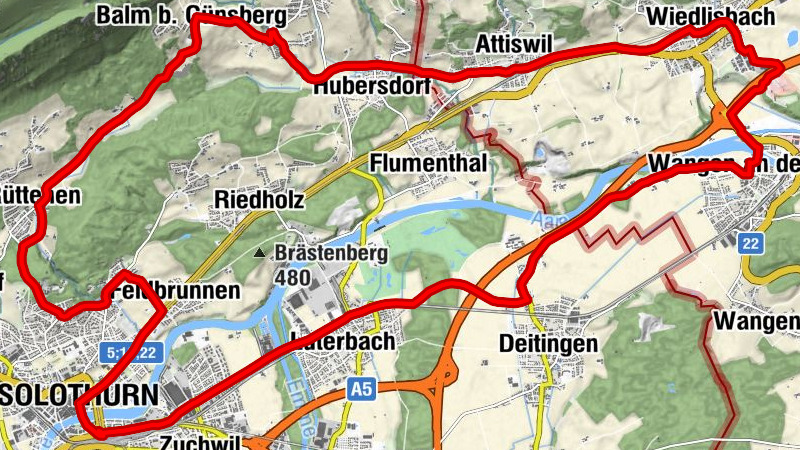 Solothurn - Zuchwil - Sankt Niklaus