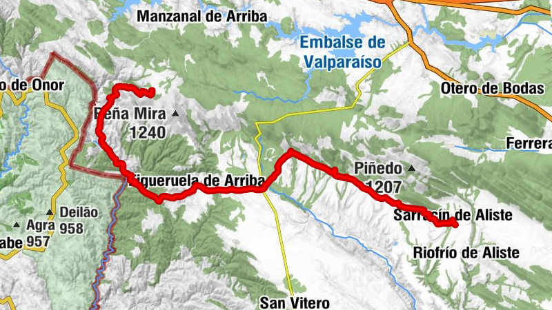 Pta. Arriba la Calle - Linarejos - Santa Cruz de los Cuérragos - Bar Restaurante 2Z