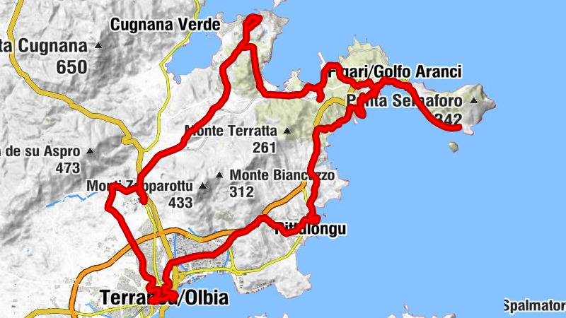 Olbia - Terranoa/Olbia - Moriscu - Pittulongu