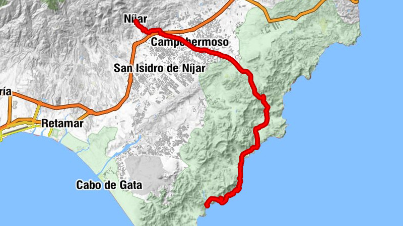 Níjar - Vistabella - Campohermoso - San José