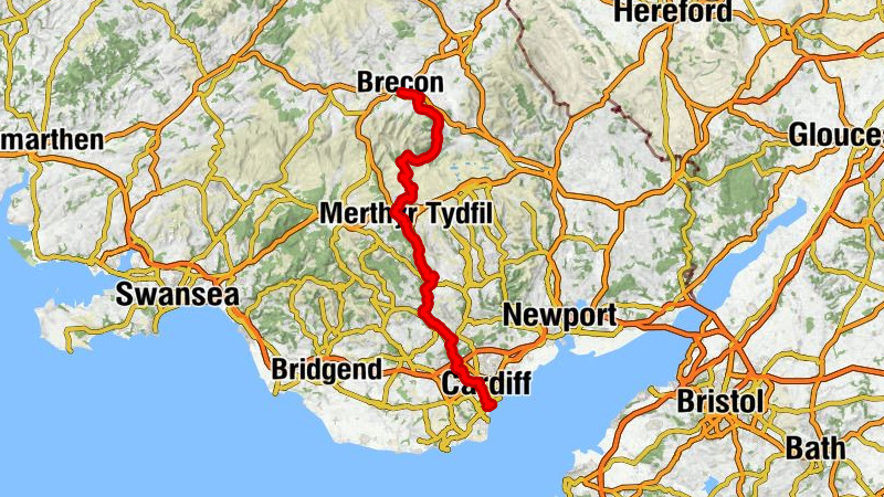 Cardiff Bay - Penarth - St Thomas the Apostle - Brecon