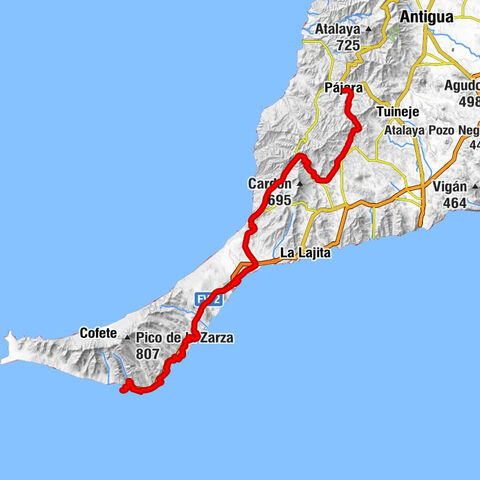 La Fonda - Ermita de Nuestra Señora de Regla - Ermita de San Miguel - Fred. Olsen Express Terminal Morro Jable