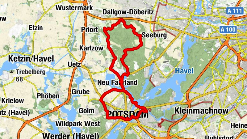 Potsdam - Wolfs-Berg - Schwarzer Berg - Kellerberg