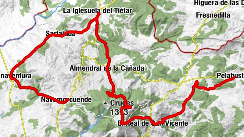 Navamorcuende - Ermita del Buen Suceso - El Piélago - Pelahustán