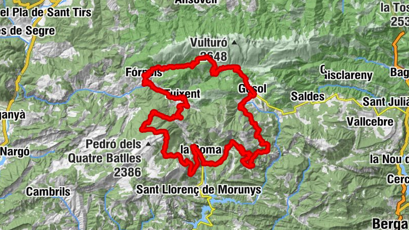 Església de l'Assumpció de Gósol - Refugi Bages - Roc de les Mosses - Gósol