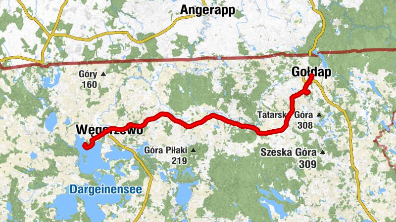 Gołdap - Kościół pw. Świętego Leona i Świętego Bonifacego - Gołdapska Góra - powiat węgorzewski