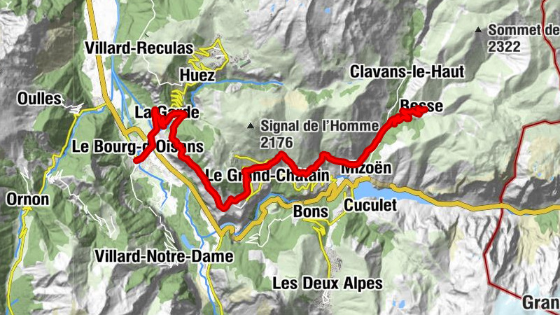 Le Bourg-d'Oisans - Église Saint-Pierre - La Garde - Le Sarret