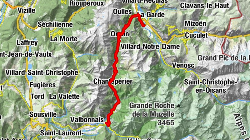 Entraigues - Le Gargas - Église Saint-Vincent - Le Bourg-d'Oisans