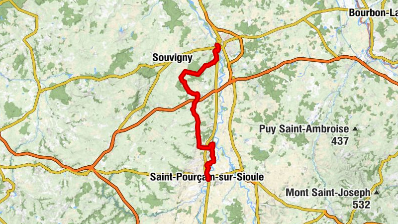 Bressolles - Église Saint-Martin - Église Saint-Barthélemy - Saint-Pourçain-sur-Sioule