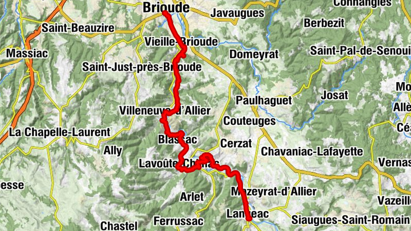 Brioude - Vieille-Brioude - Église Sainte-Anne - Langeac