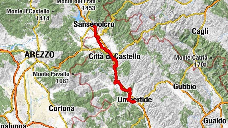 Sansepolcro - Chiesa di Santa Maria dei Servi - Chiesa della Madonna della Reggia - Umbertide