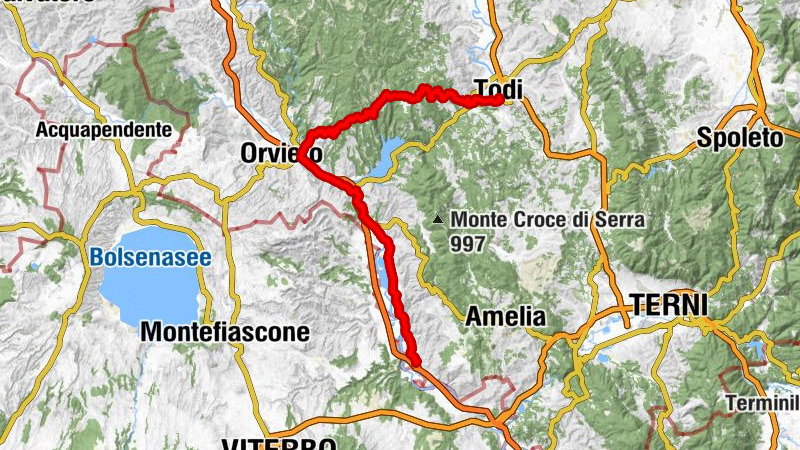 Todi - Chiesa di Santa Maria in Cammuccia - Tempio di Santa Maria della Consolazione - Attigliano