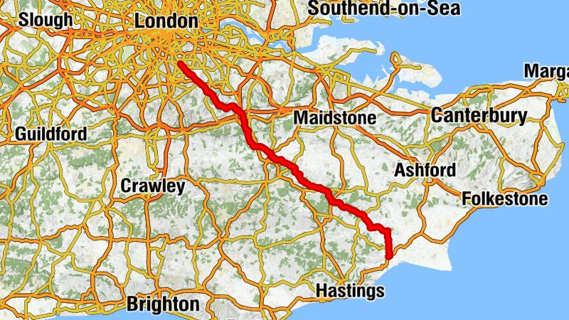 The Strand - St Mary the Virgin - Hubbard's Hill - Lewisham