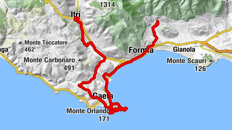 Maranola - Chiesa di San Giovanni - Monte Orlando - Itri