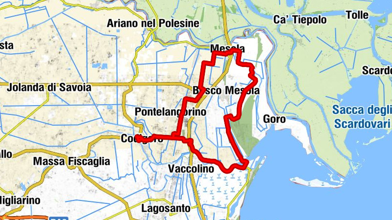 Codigoro - Pontemaodino - Volano