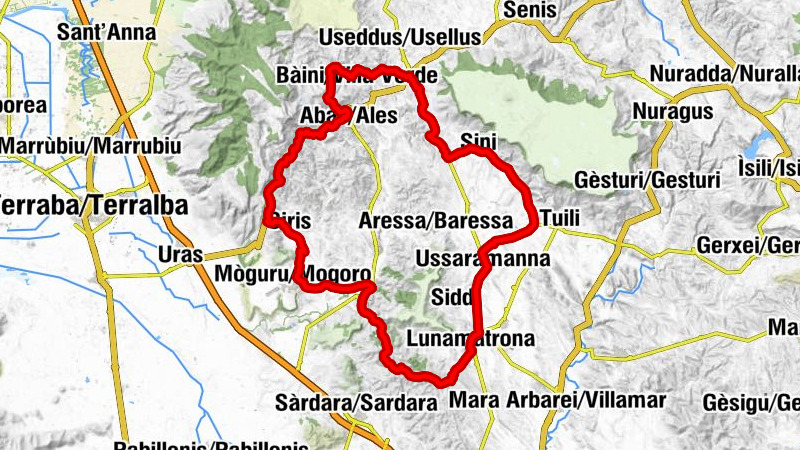 Biddanoa de Forru/Villanovaforru - Chiesa di Santa Maria Maddalena - Chiesa di San Sebastiano - Sant'Elena imperatrice