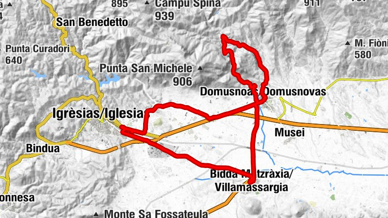 Igrèsias/Iglesias - Chiesa Beata Vergine Assunta - Domusnoas/Domusnovas - Chiesa della Madonna della Neve