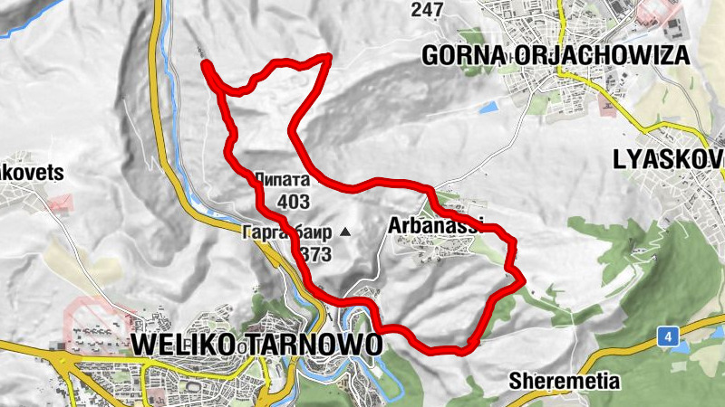Велико Търново - Липата - Ксилифор - кв. Асенов