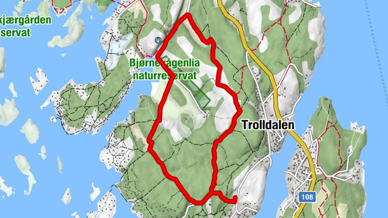 Tangen - Trolldalen - Lunderamsa
