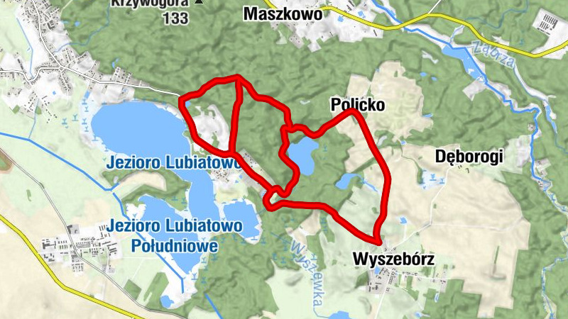 Lubiatowo - Wyszebórz - Policko
